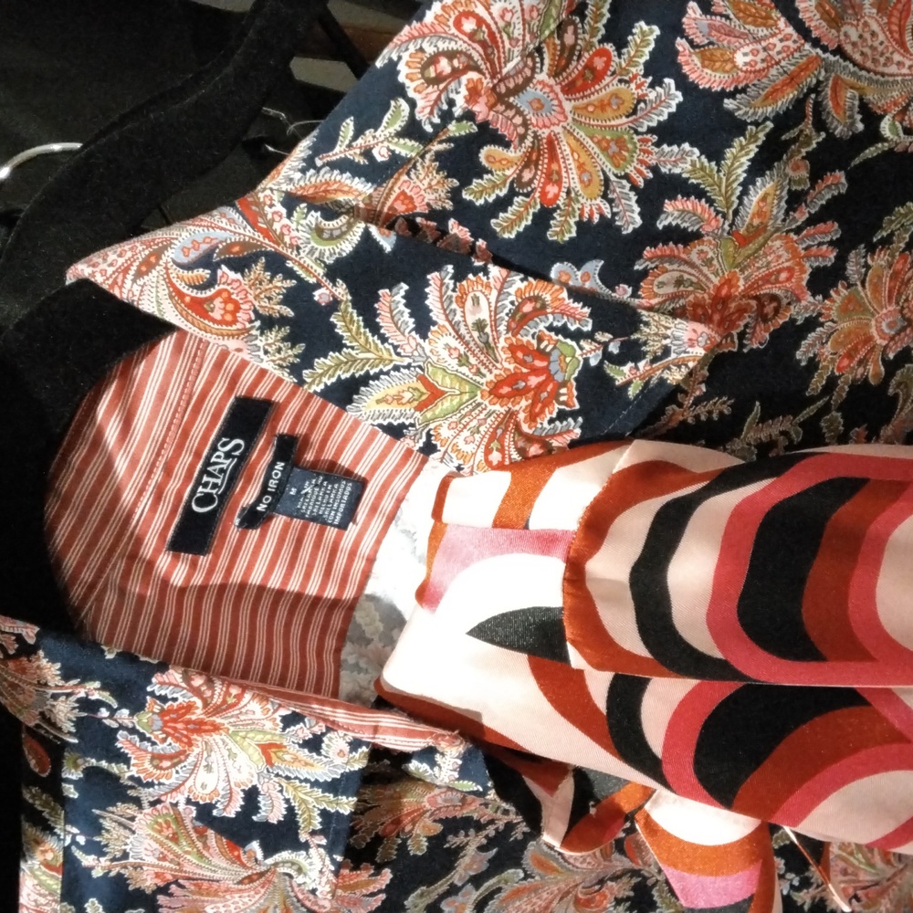 Chaps M button Up and Zara M button Up